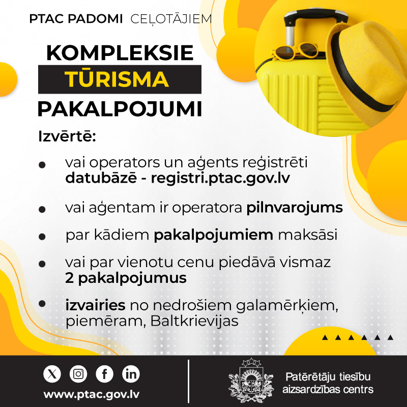 Baneris - Kompleksie tūrisma pakalpojumi